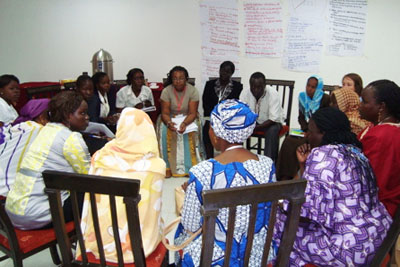 Women in Juba participate in a training in 2010 (Credit - My Sister's Keeper)